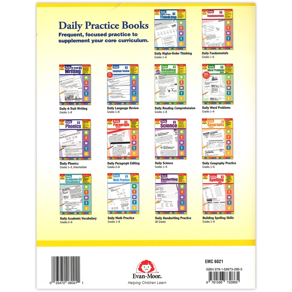 Daily 6-Trait Writing Book