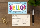 30ct Brights 4Ever Hello Postcards