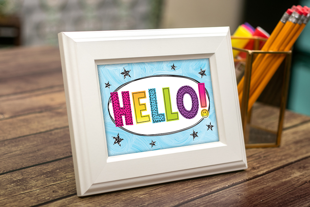 30ct Brights 4Ever Hello Postcards