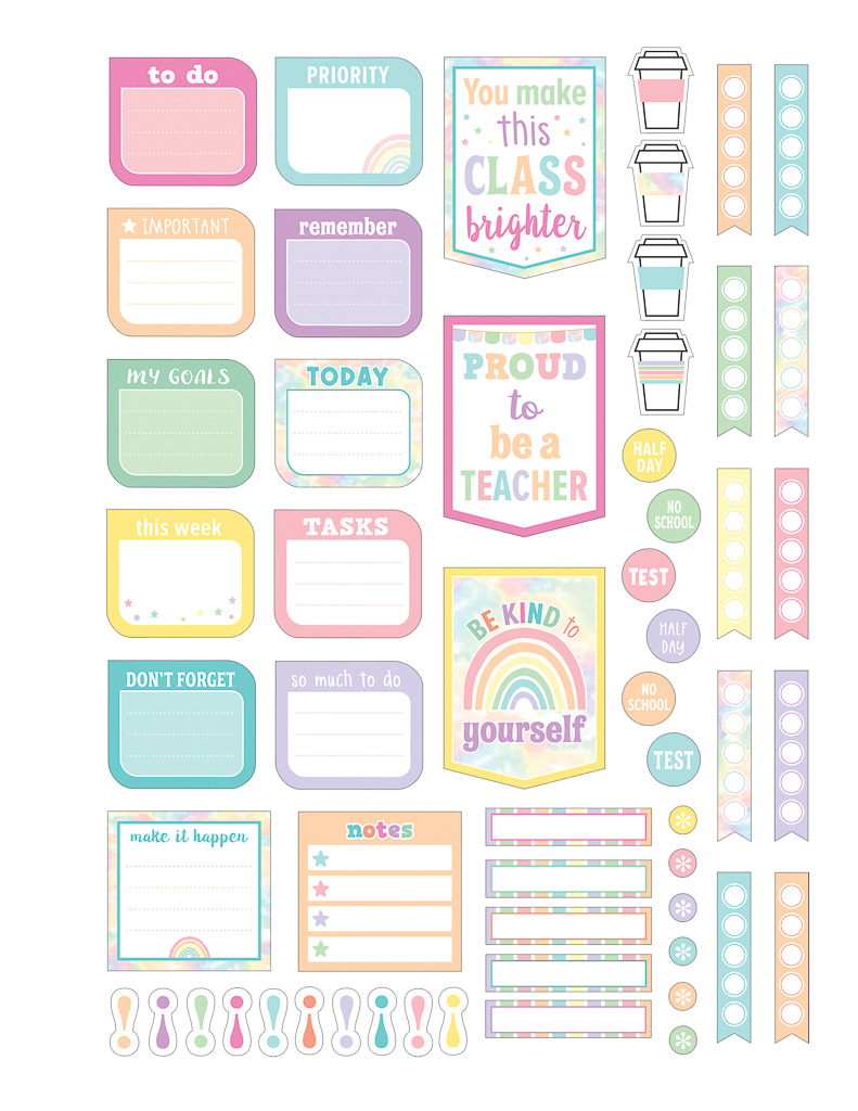 Pastel Pop Lesson Planner