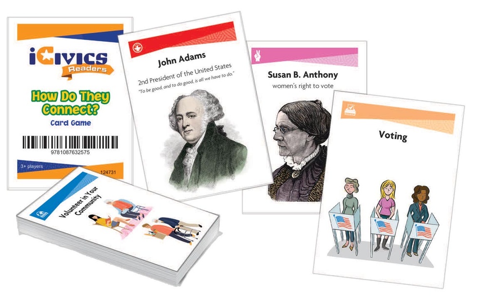 iCivics Grade 4 10 Book Set + Game Cards