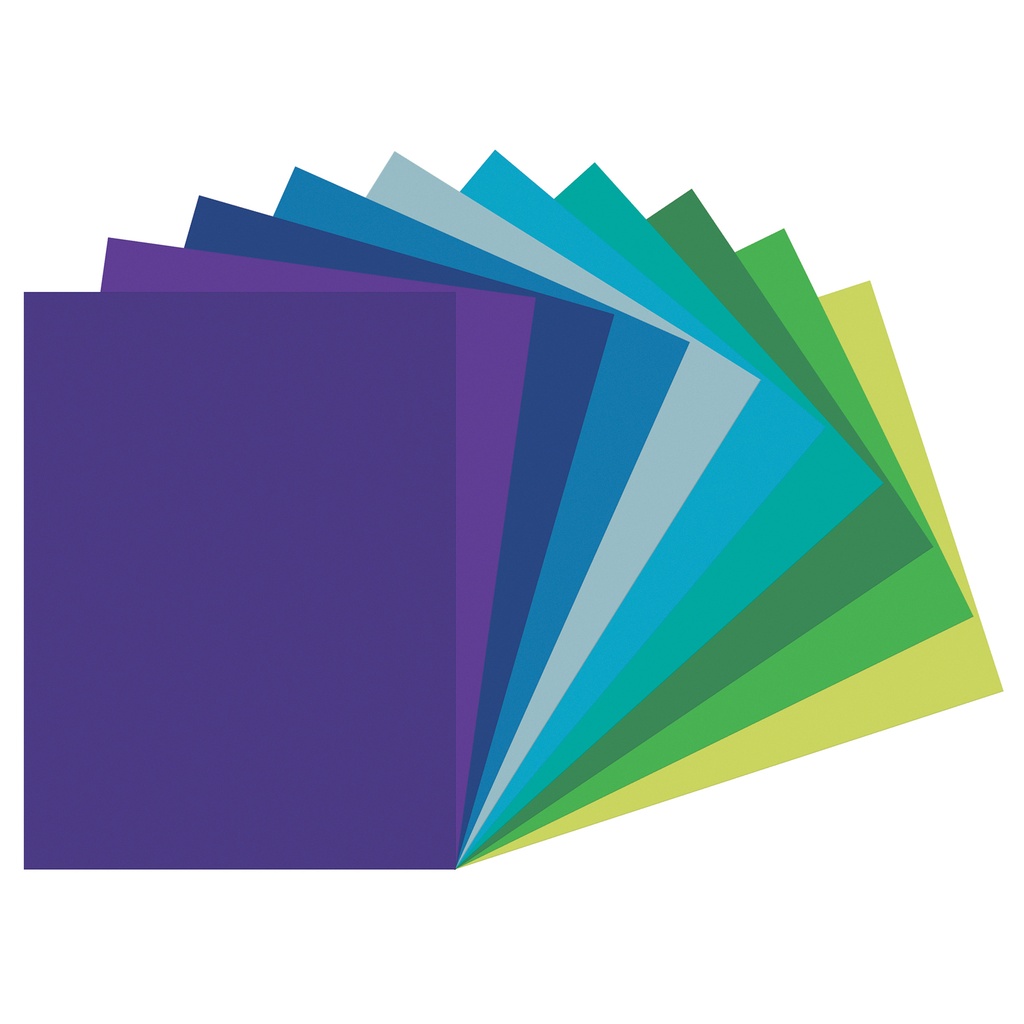 Cool Assorted 9" x 12" Construction Paper 50 Sheets_3