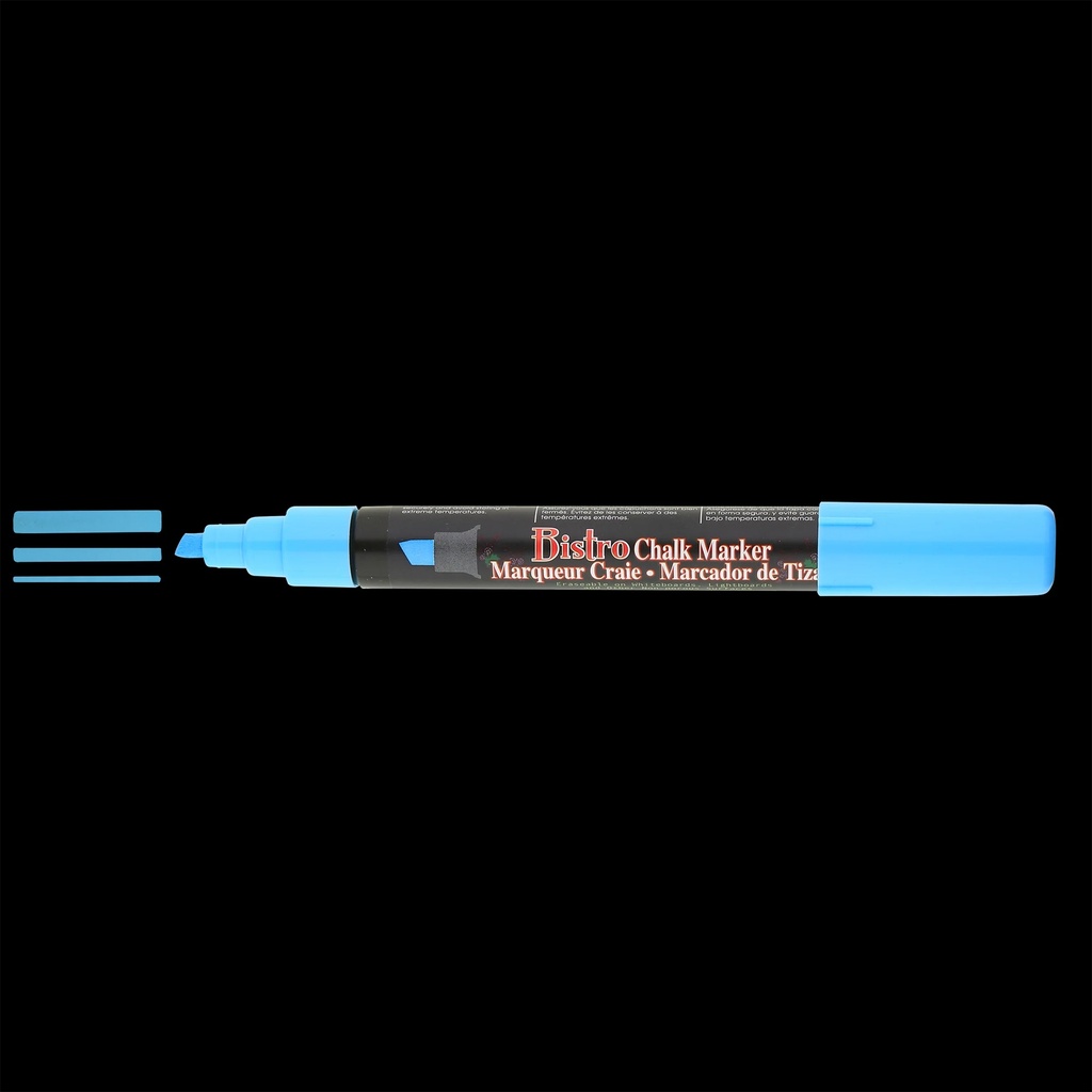 Fluorescent Broad Point Chalk Marker Chisel Tip Set 4H Pack of 4_3