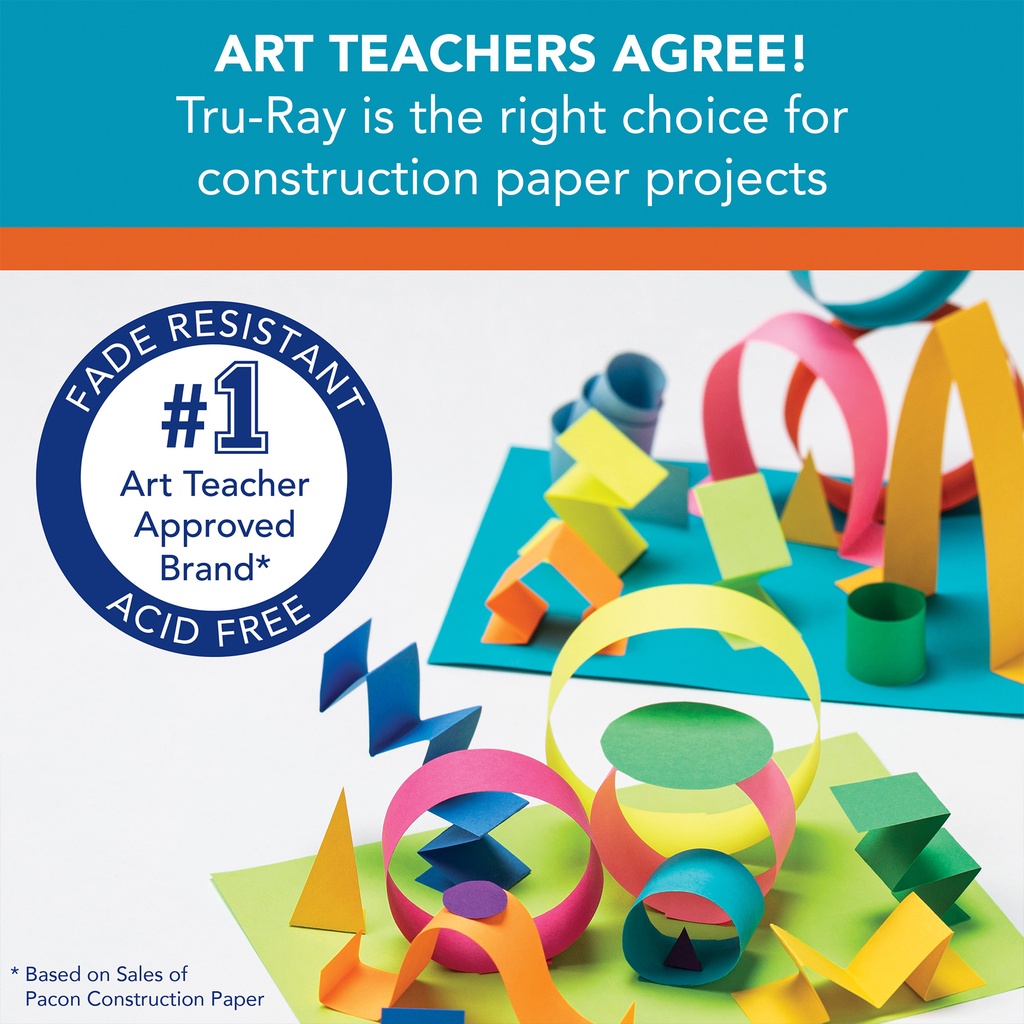 Cool Assorted 9" x 12" Construction Paper 50 Sheets_5