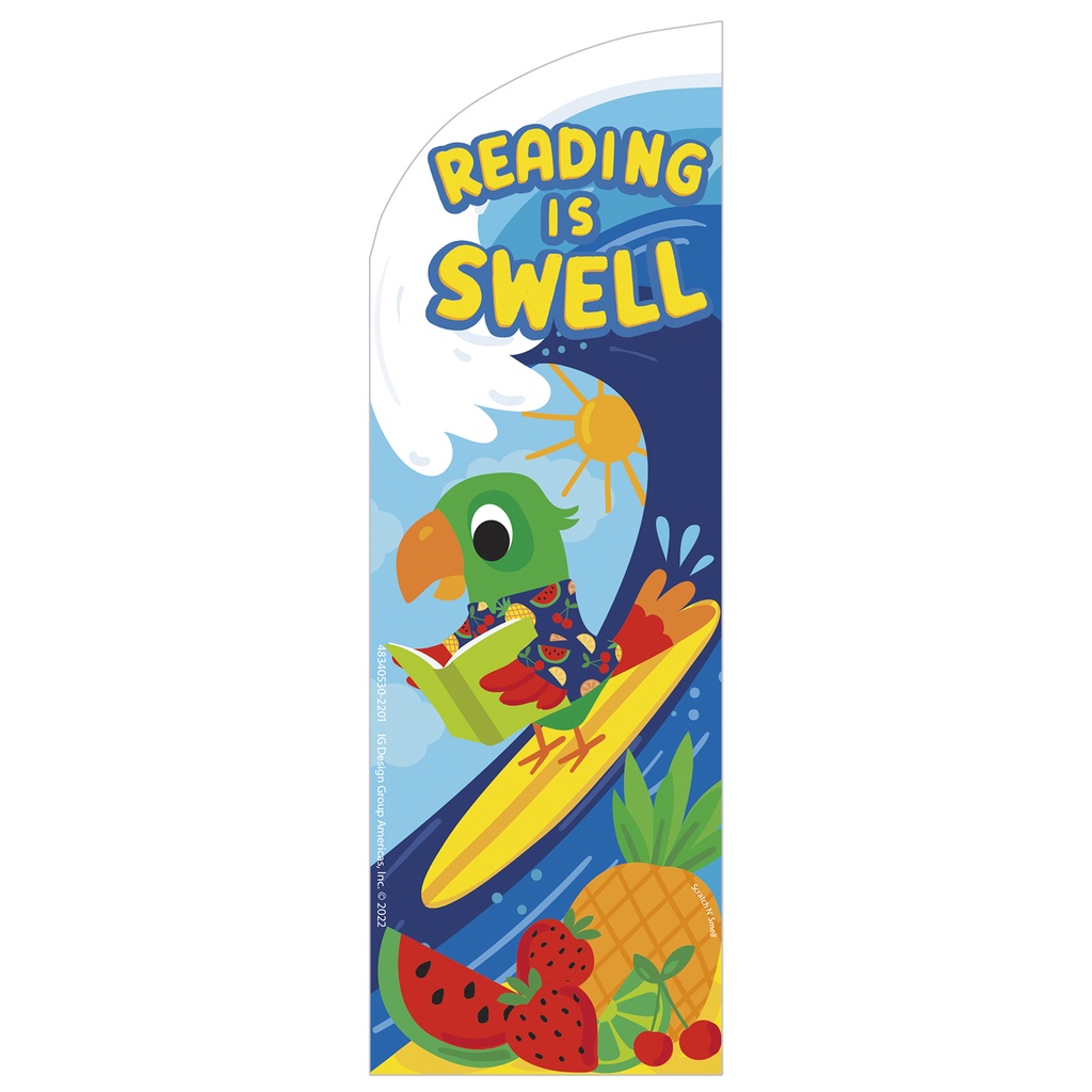 Reading Is Swell Fruit Punch Scented Bookmarks, Pack of 24_1