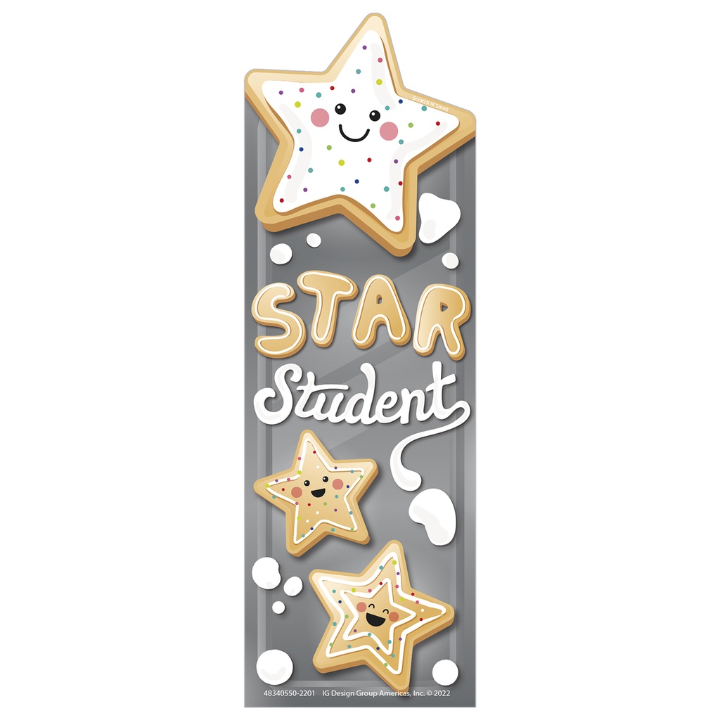 Star Cookies Sugar Cookie Scented Bookmarks, Pack of 24_1
