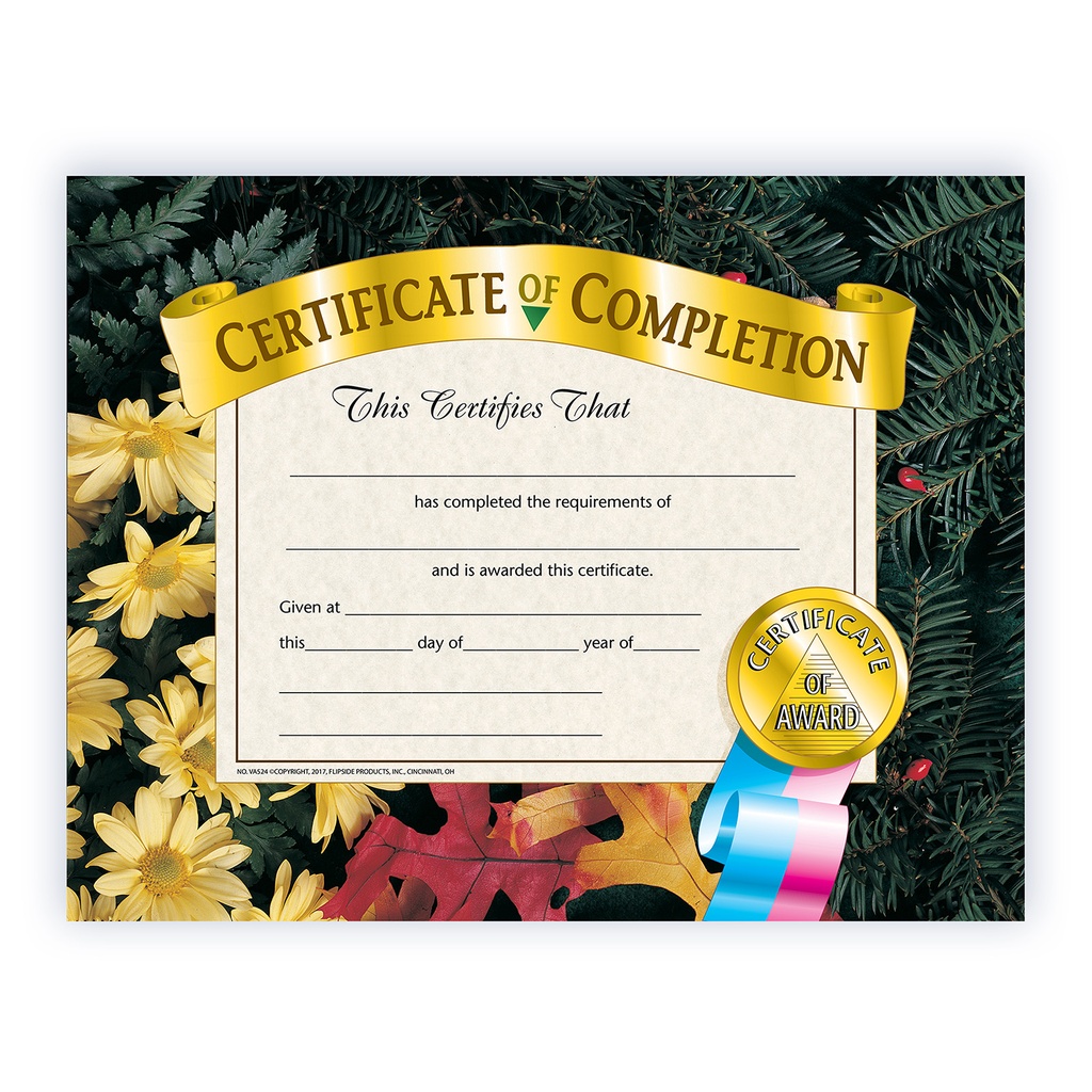 Certificate of Completion Pack of 30_1