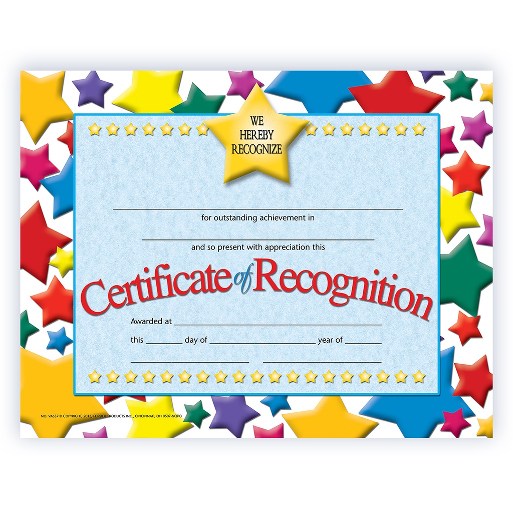 Certificate of Recognition Pack of 30_1