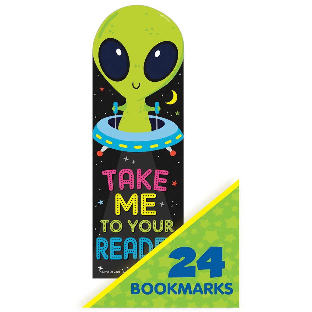 Take Me To Your Reader Green Apple Scented Bookmarks, Pack of 24_2