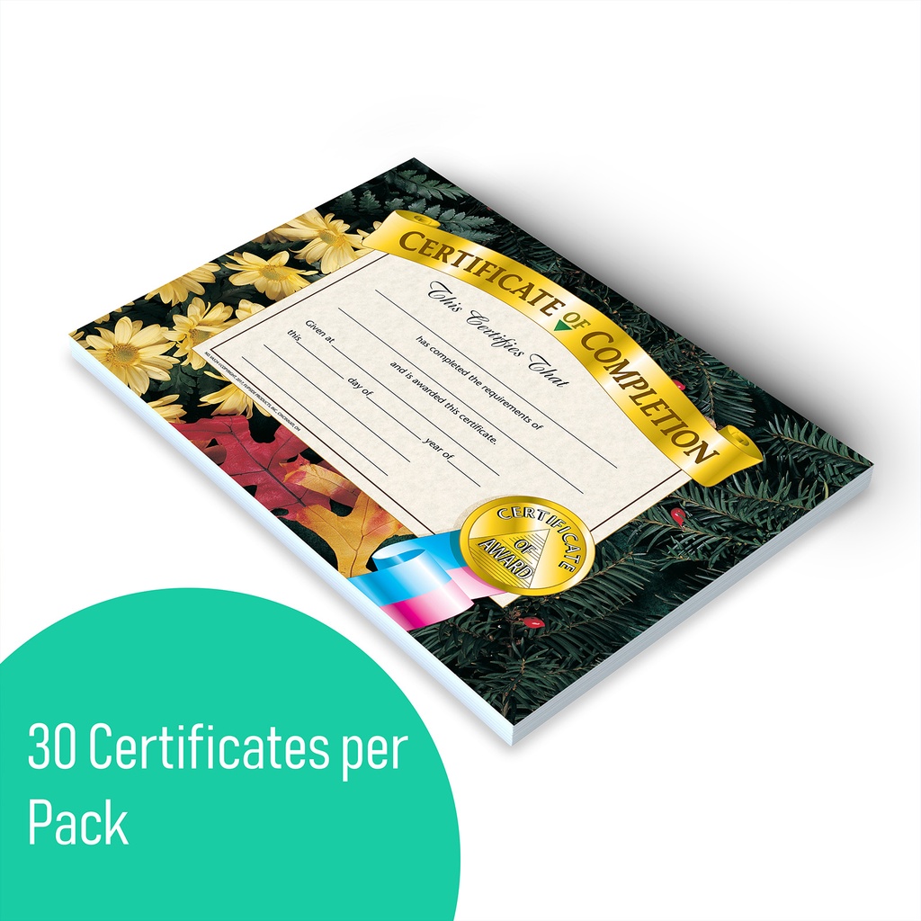 Certificate of Completion Pack of 30_3