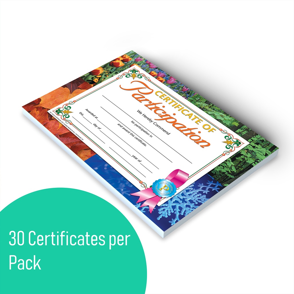 Certificate of Participation Pack of 30_3