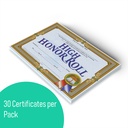 High Honor Roll Certificates Pack of 30_3