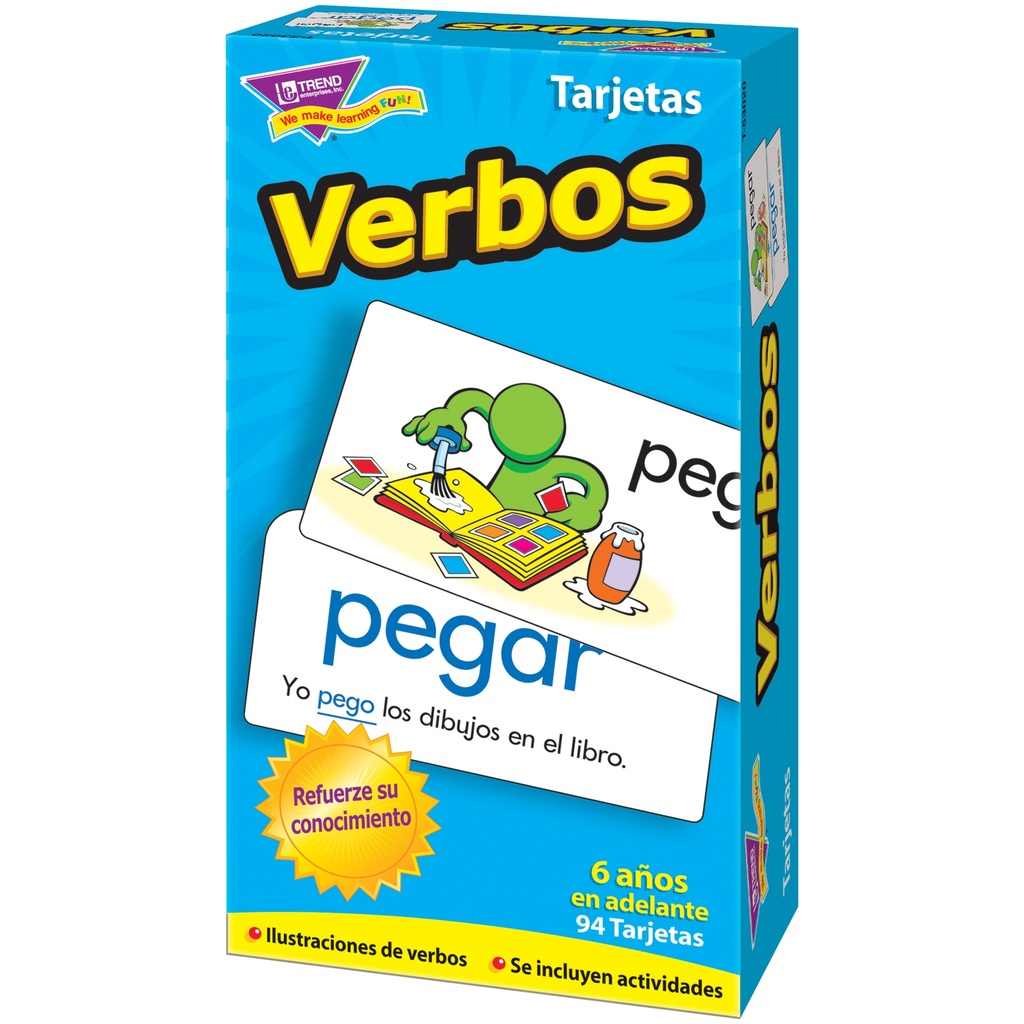 Verbos (Spanish Action Words) Skill Drill Flash Cards_4