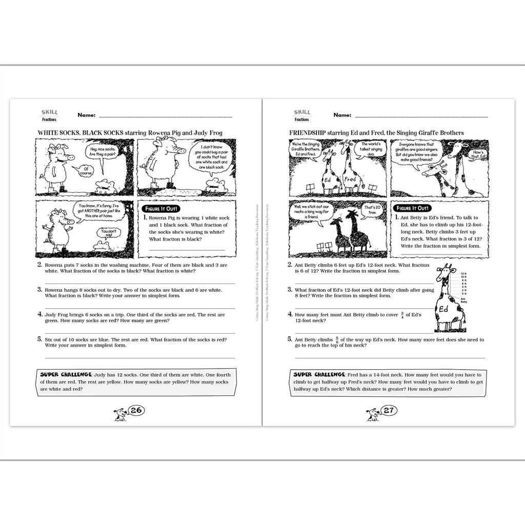 Comic-Strip Math: Problem Solving Book_5