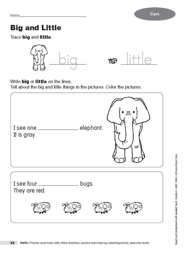 Read & Understand with Leveled Texts, Grade K