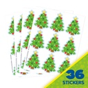 Christmas Tree Giant Stickers, Pack of 36