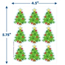 Christmas Tree Giant Stickers, Pack of 36