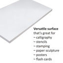 White  12" x 18" Heavyweight Tagboard 100 Sheets_1