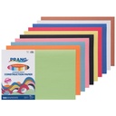 Lightweight Construction Paper, 10 Assorted Colors, 12" x 18", 100 Sheets_1