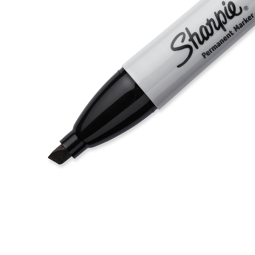 Black Chisel Tip Permanent Markers Pack of 4_2