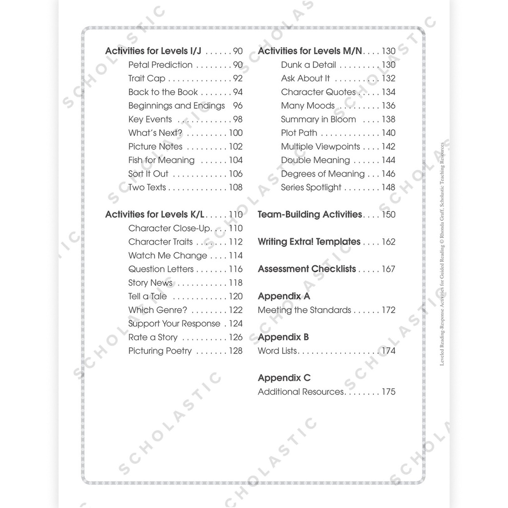 Leveled Reading Response Activities for Guided Reading Grade K-3_2