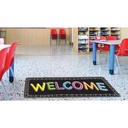 Welcome Chalk Loops Mat Runner 15.5" x 47"_2