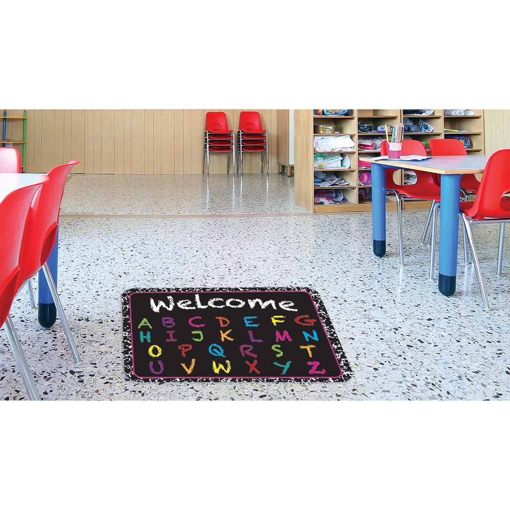 Chalk Alphabet Welcome Mat 15.5" x 23.5"_2