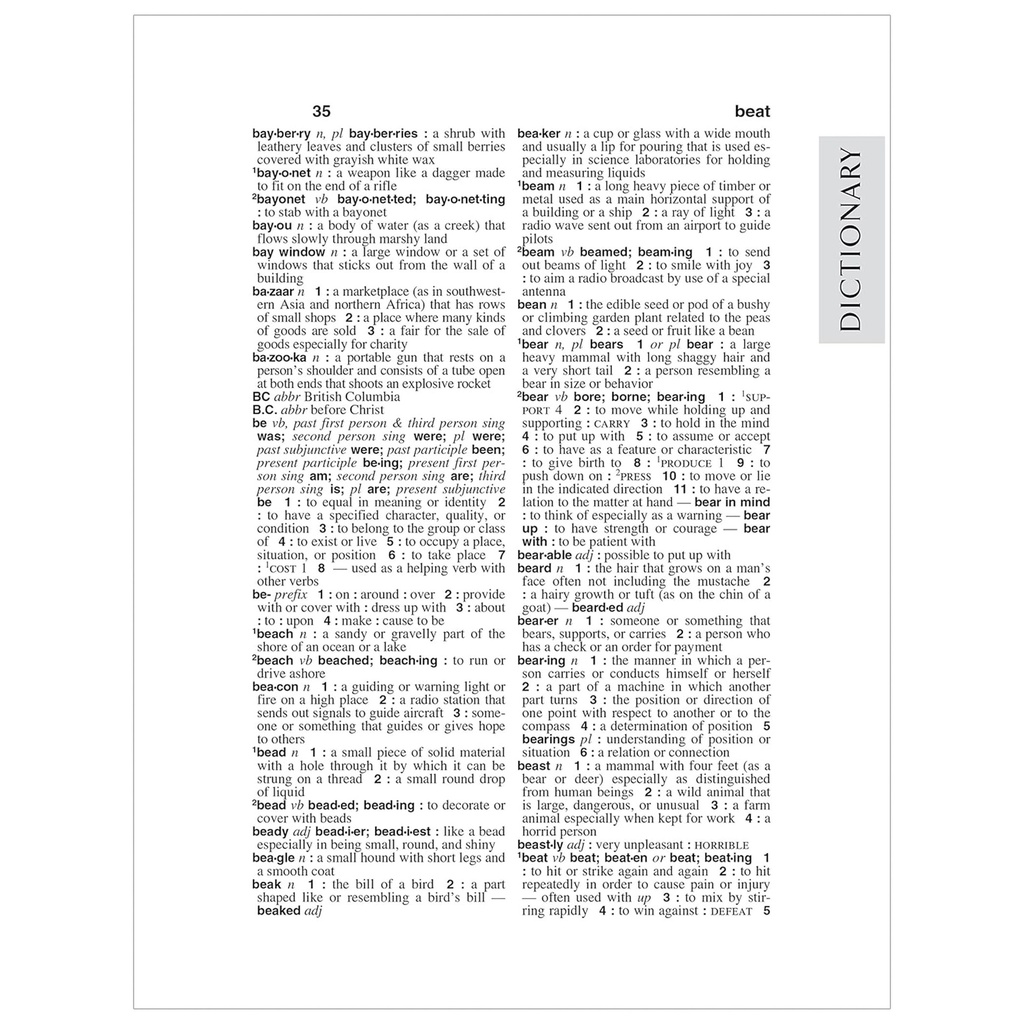 Webster's Dictionary & Thesaurus with Full Color World Atlas Third Edition_3