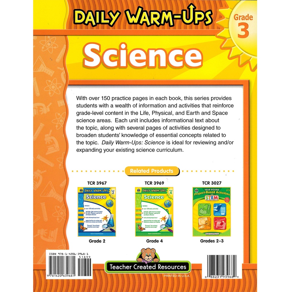 Daily Warm-Ups Science Book Grade 3_1