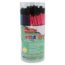 Assorted Colors Plastic Artist Brushes 144 Tub_1