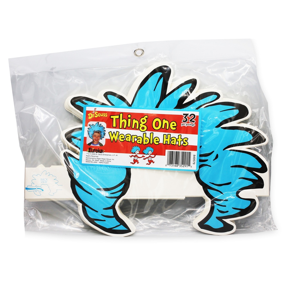Dr. Seuss™ Thing Hair Wearable Cut Out Hats Pack of 32_2