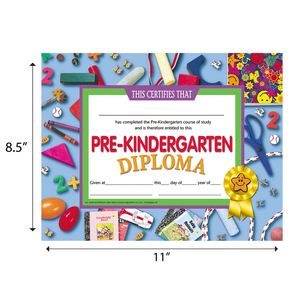 Pre-Kindergarten Diplomas Pack of 30_1