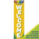 Crayola® Welcome Vertical Banner