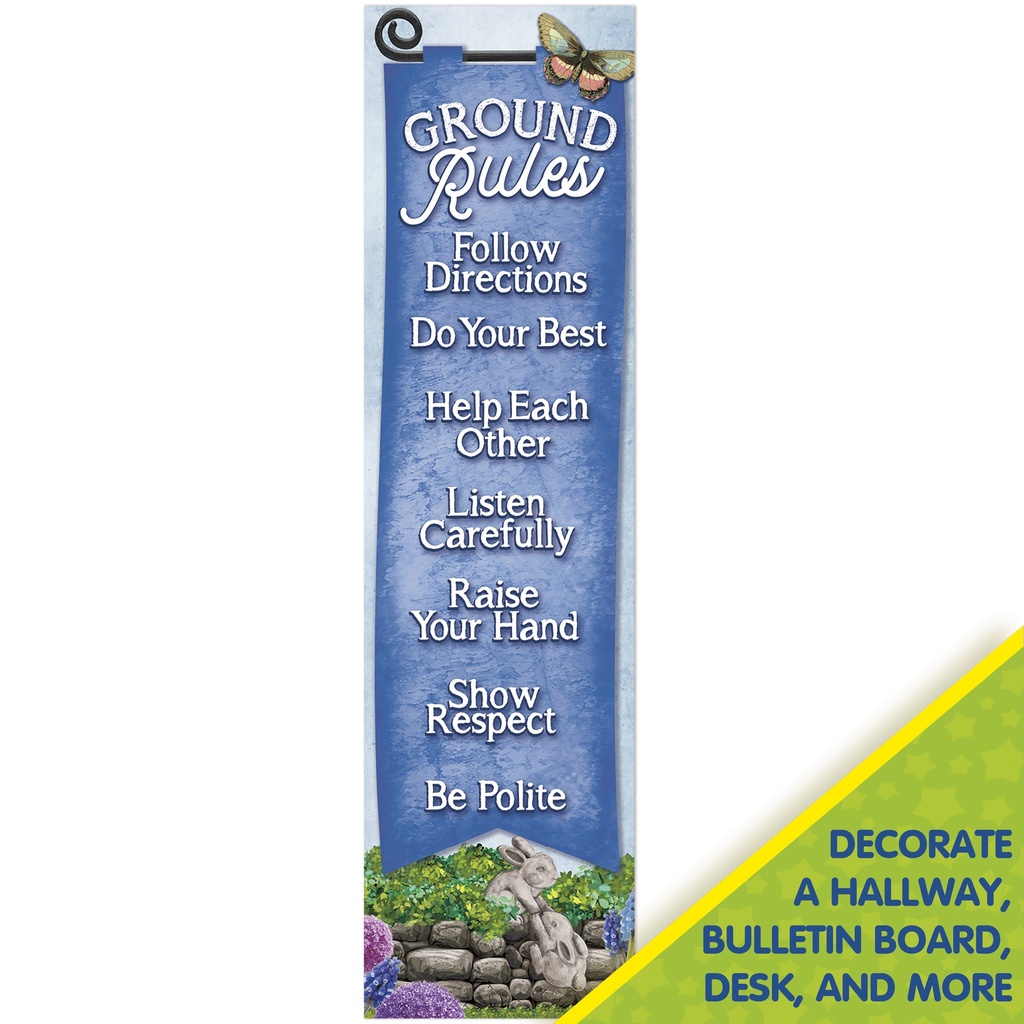 Curiosity Garden - Ground Rules Vertical Banner