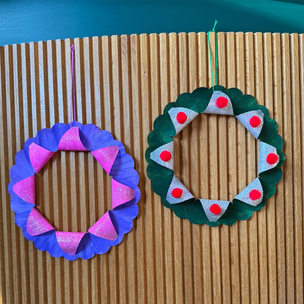Celebration Wreath Craft Paper
