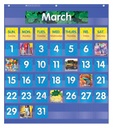 Scholastic® Monthly Calendar Pocket Chart Kit — All‑in‑One Classroom Calendar System