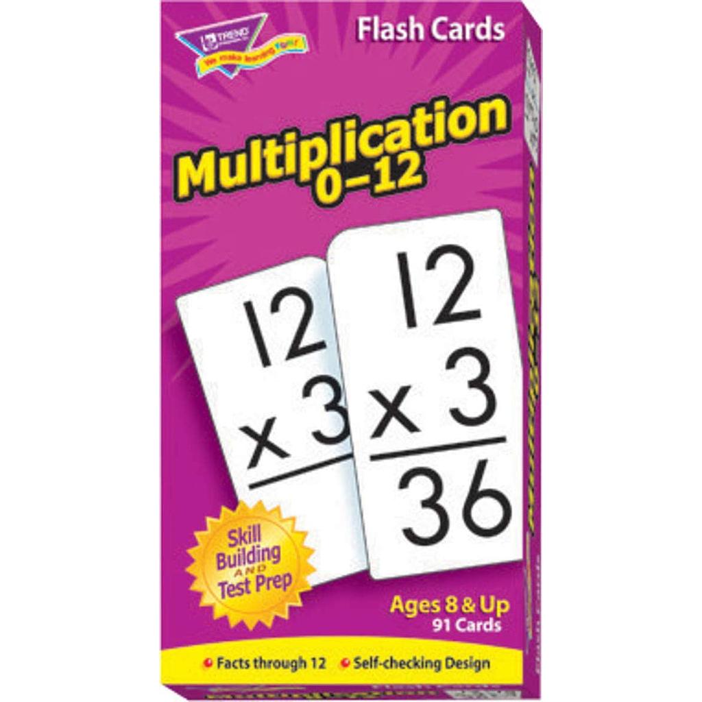 TREND® Skill Drill Flash Cards — Multiplication 0–12 (91 cards)