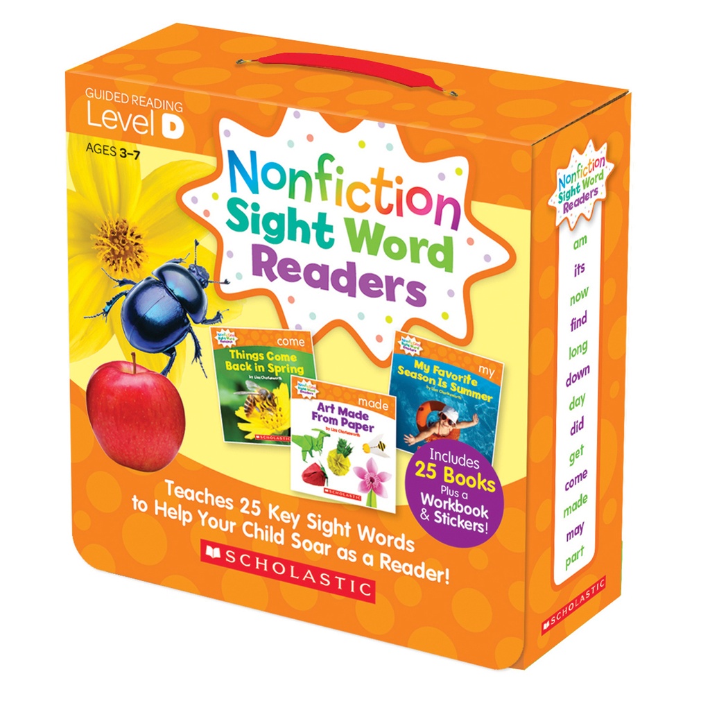 Non Fiction Sight Word Readers Student Pack Level D