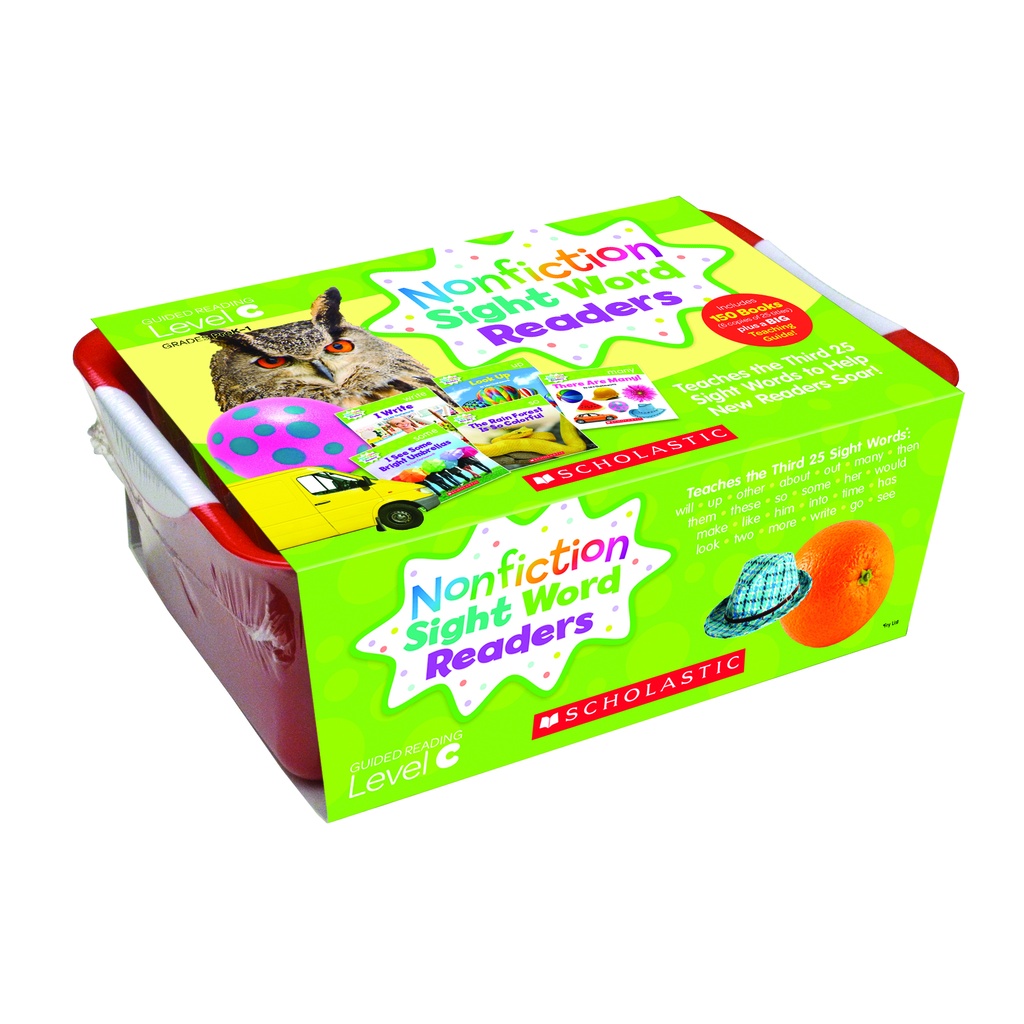 Scholastic® Nonfiction Sight Word Readers — Level C classroom tub