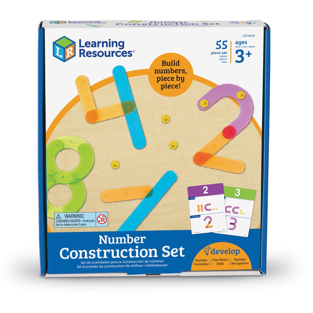 Learning Resources® Number Construction Activity Set — 50 Pieces