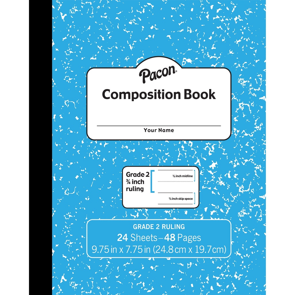 One Subject Composition Book for Gr 2