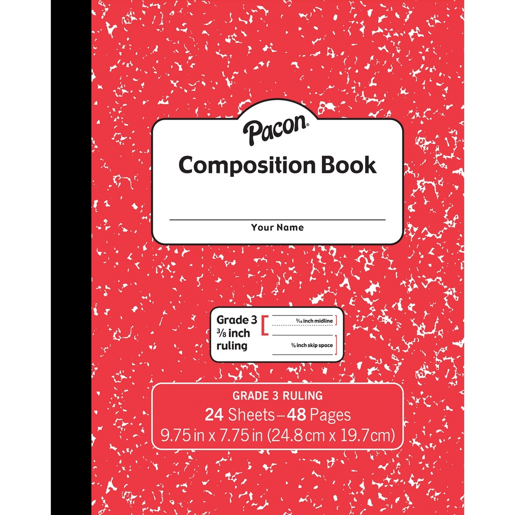 One Subject Composition Book for Gr 3