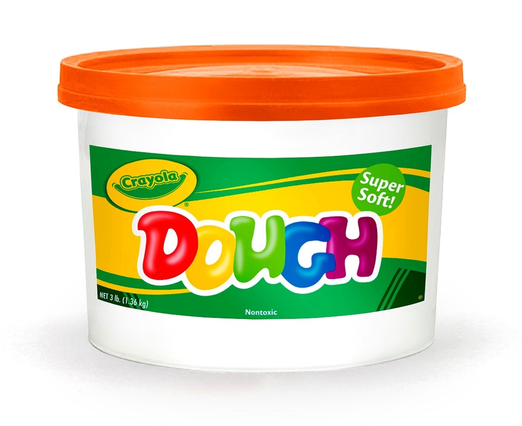 Orange Crayola Dough 3lb Bucket