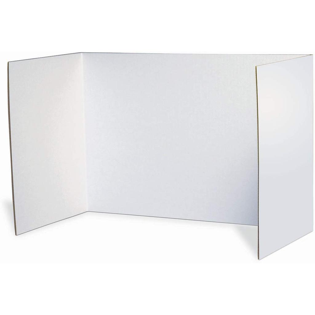 Pack of 4 White Privacy Boards