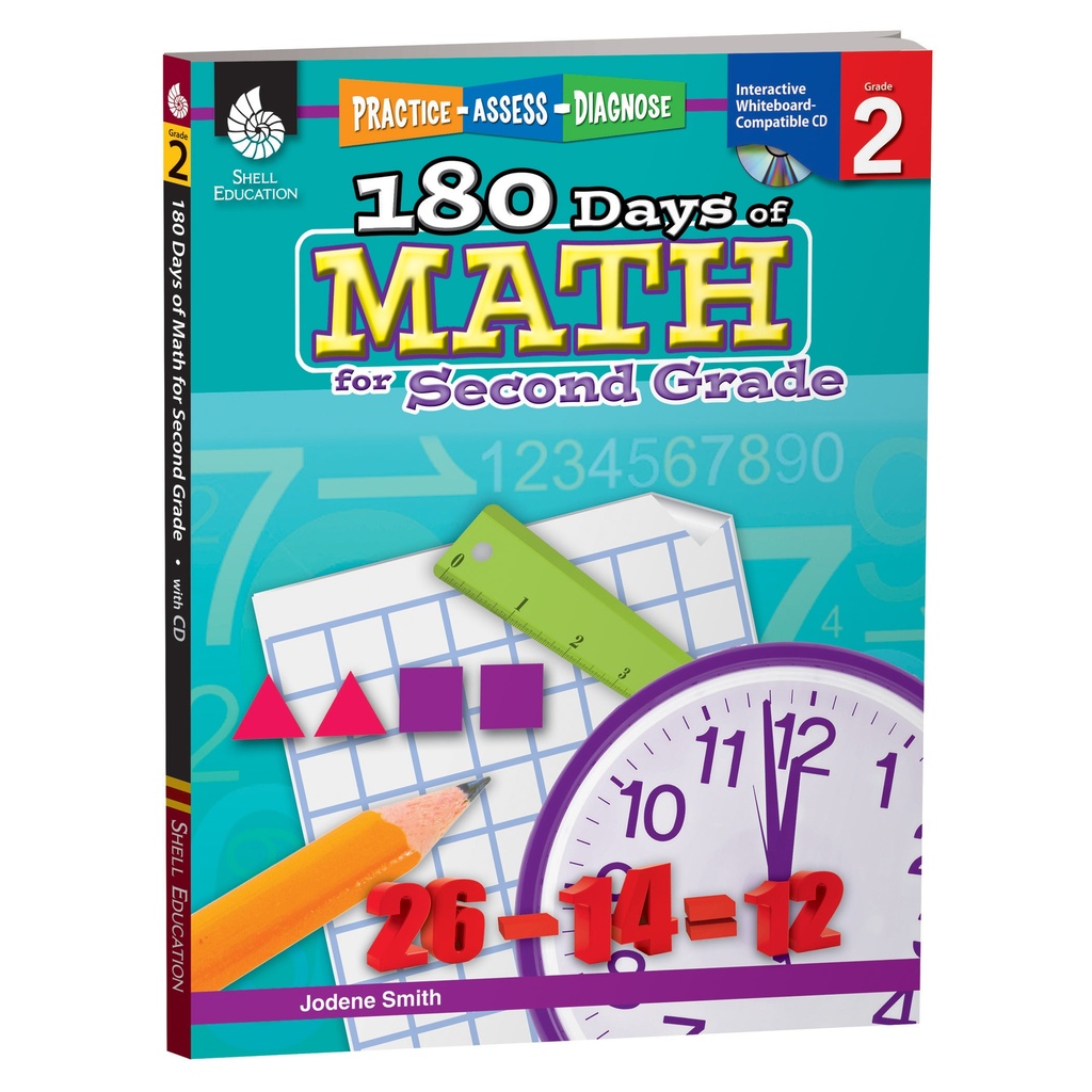 Practice Assess Diagnose 180 Days of Math Gr 2