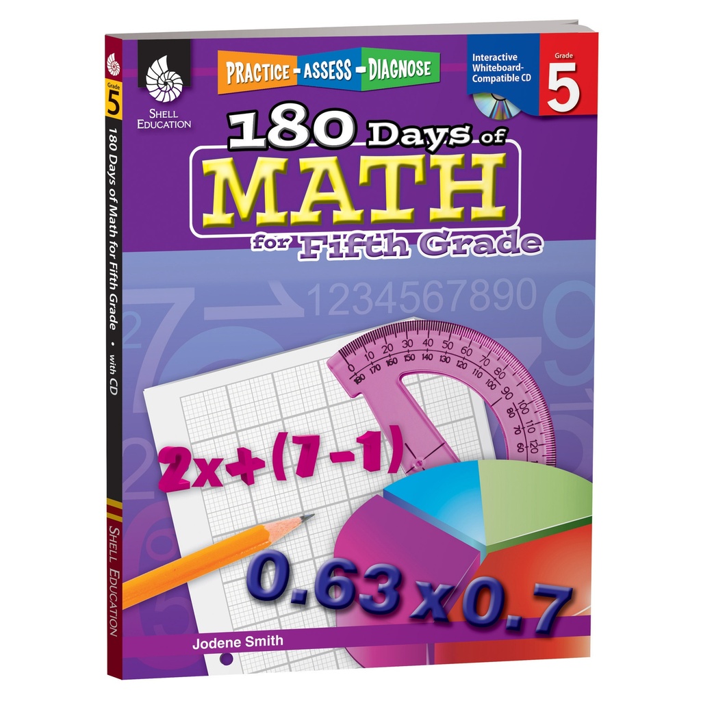 Practice Assess Diagnose 180 Days of Math Grade 5