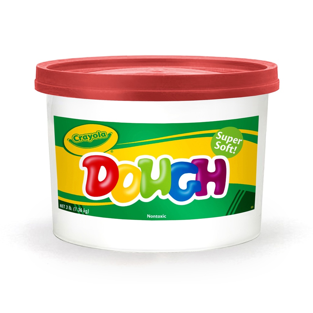 Crayola® Dough — Red 3 lb Resealable Bucket