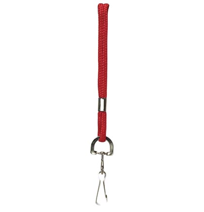Red Lanyard with Hook