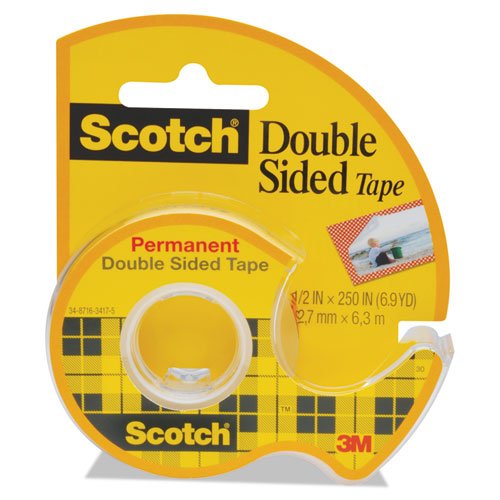 Single Roll 1/2&quot; Scotch Double Sided Tape