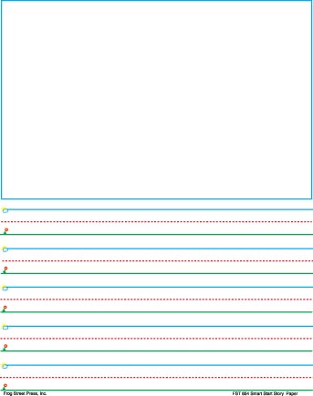 Teacher Created Resources® Smart Start® 1–2 Story Paper — 360 sheets with picture space and ⅝" rule